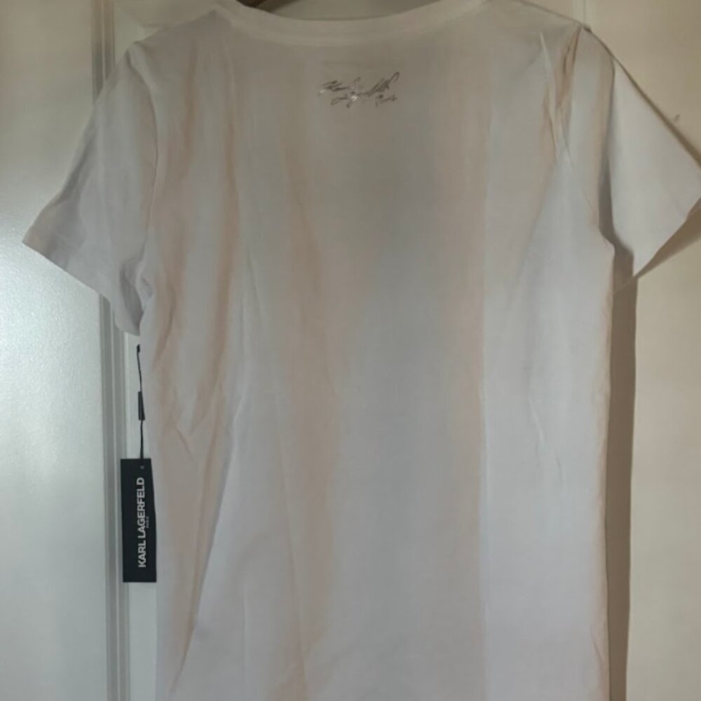 Karl Lagerfeld diamond graphic tee - Picture 4 of 5